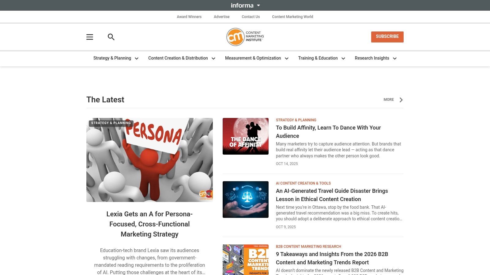 Content Marketing Institute (CMI)