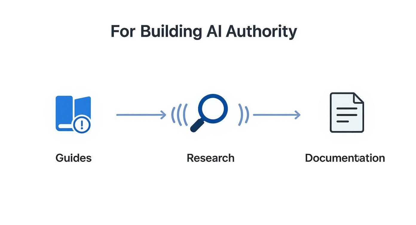 Infographic about how to rank in chatgpt