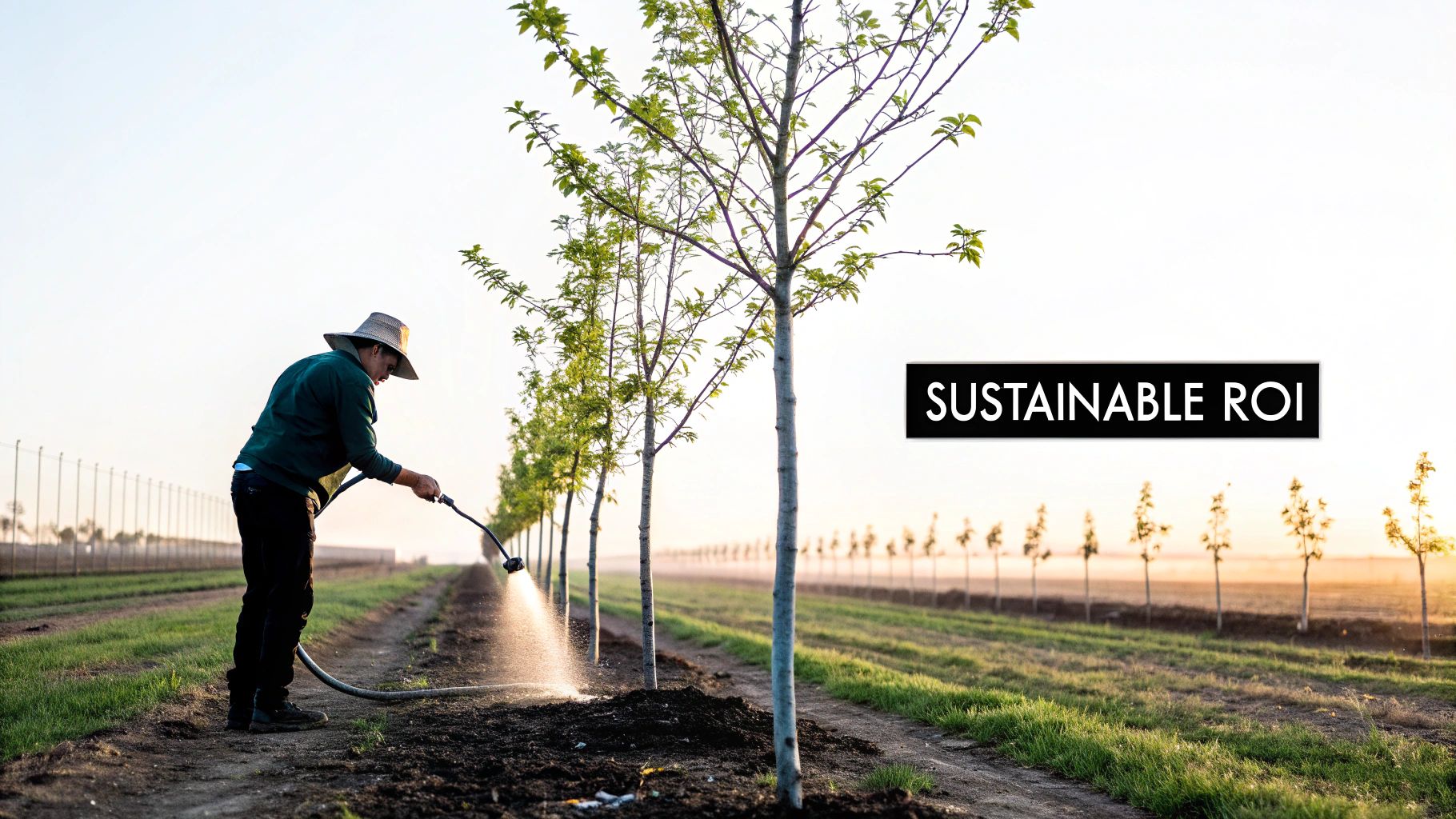 A group of professionals analyzing charts and graphs on a large screen, symbolizing the measurement of content marketing ROI.