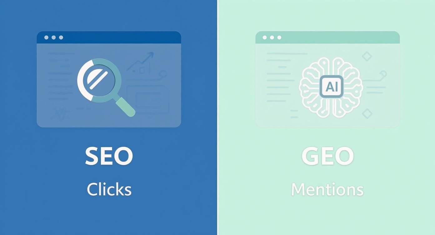 Infographic about what is generative engine optimization