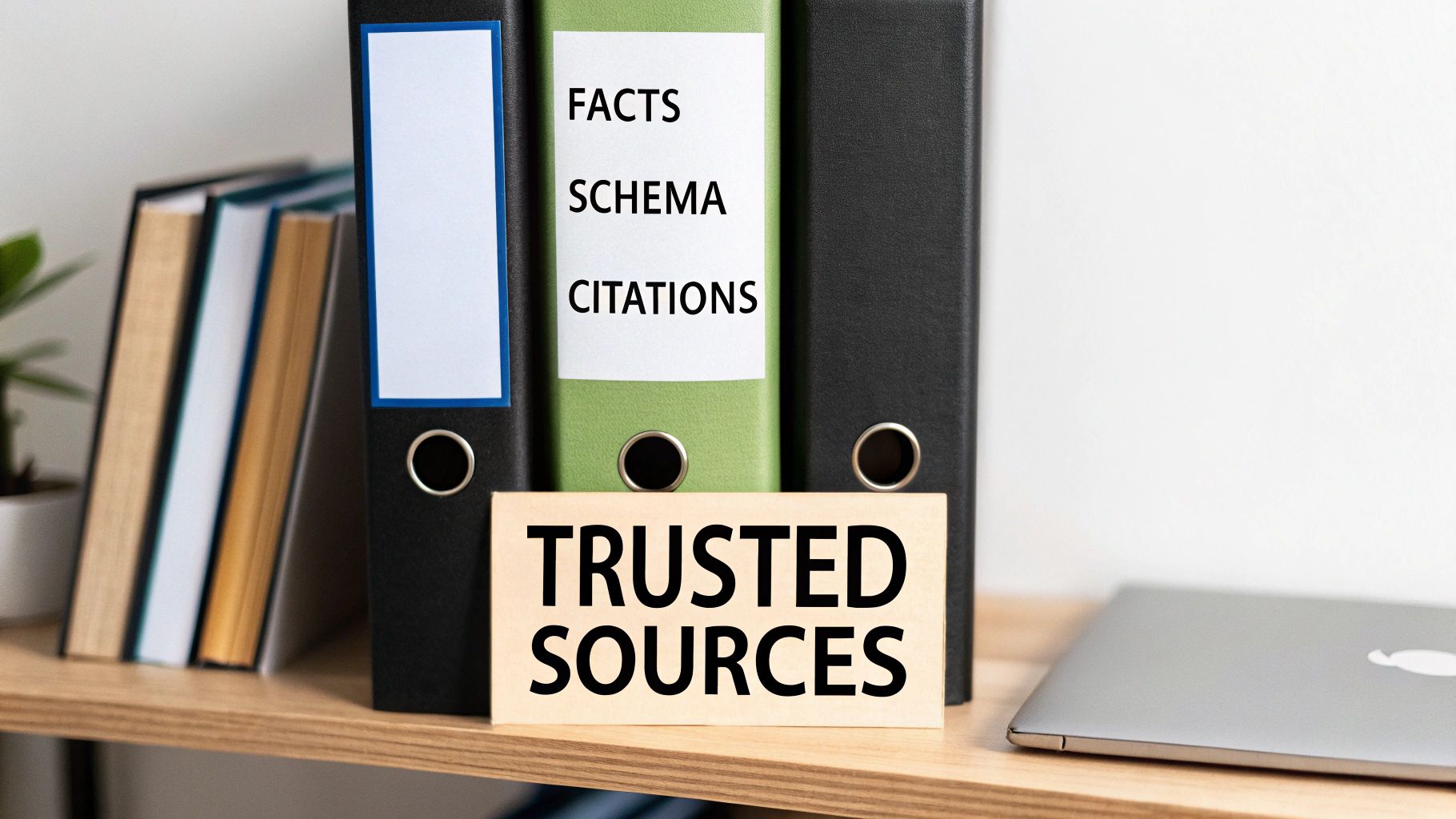 B2B SaaS brand managers in a meeting discussing a playbook for Generative Engine Optimization success