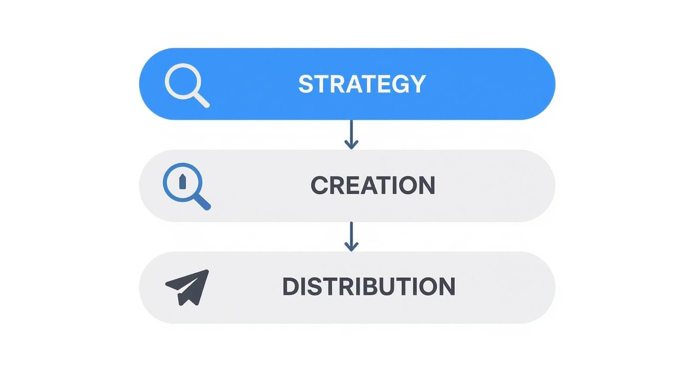 Infographic about b2b content marketing services