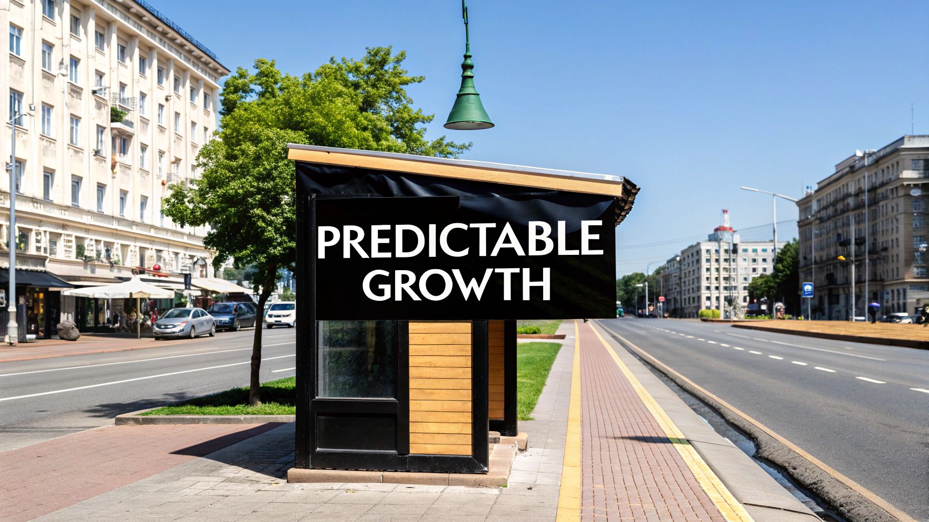 A group of marketing professionals collaborating on a content strategy on a digital whiteboard.