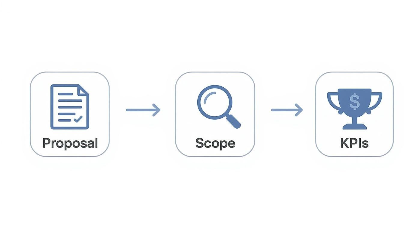 Infographic about marketing analytics agencies