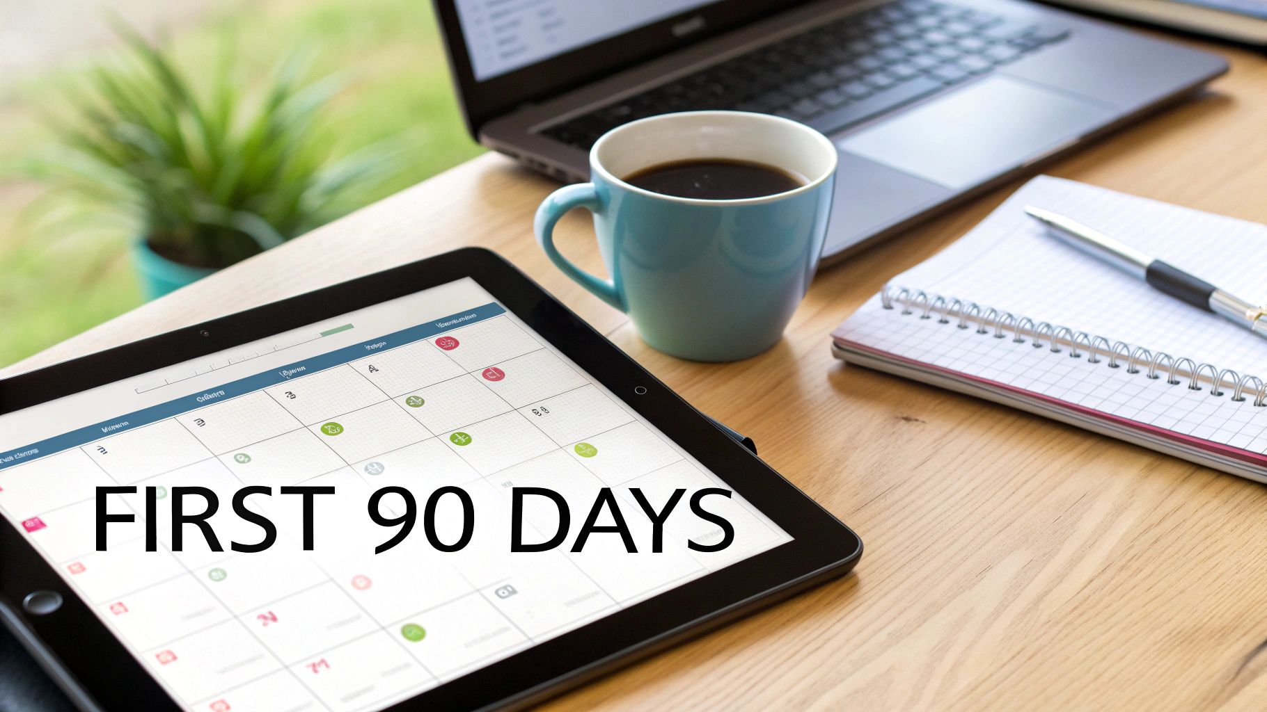 A person pointing at a laptop screen during a collaborative meeting, representing the onboarding process.