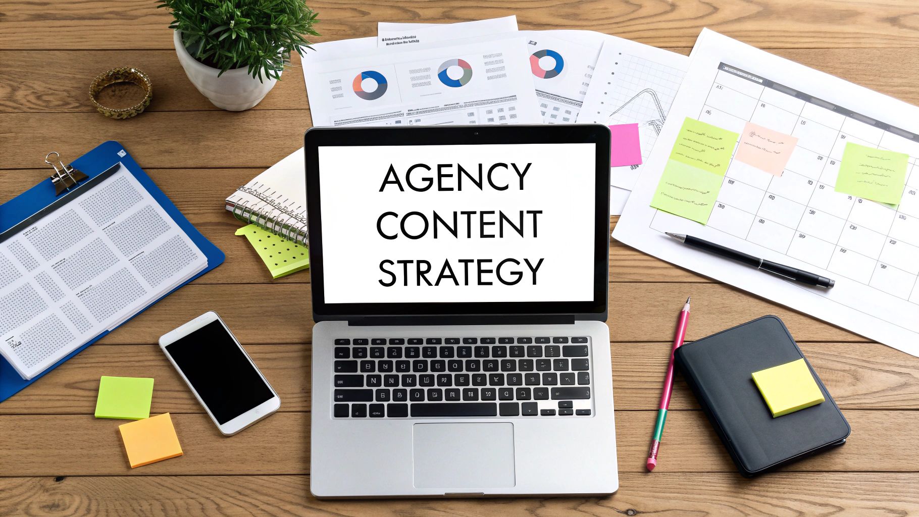 agency content strategy for B2B SaaS: win more clients