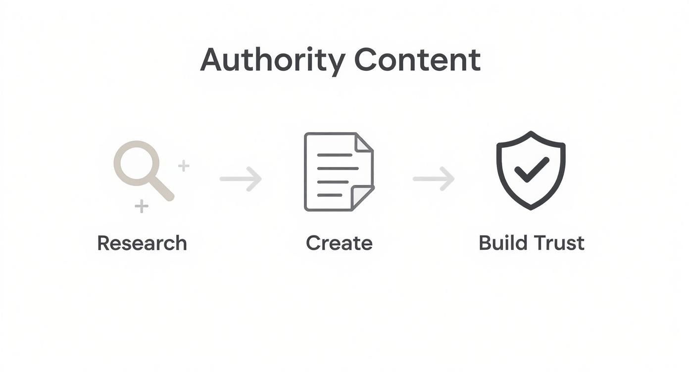 Infographic about agency content strategy