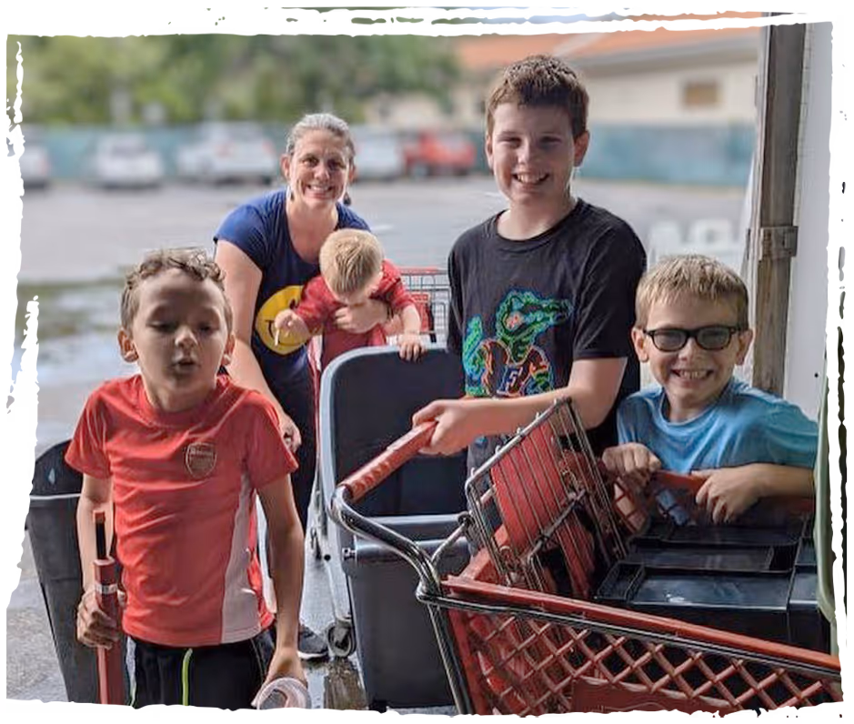 Hands holding a small gift box, symbolizing generosity, gratitude, and giving at Colonial Oaks Baptist Church.