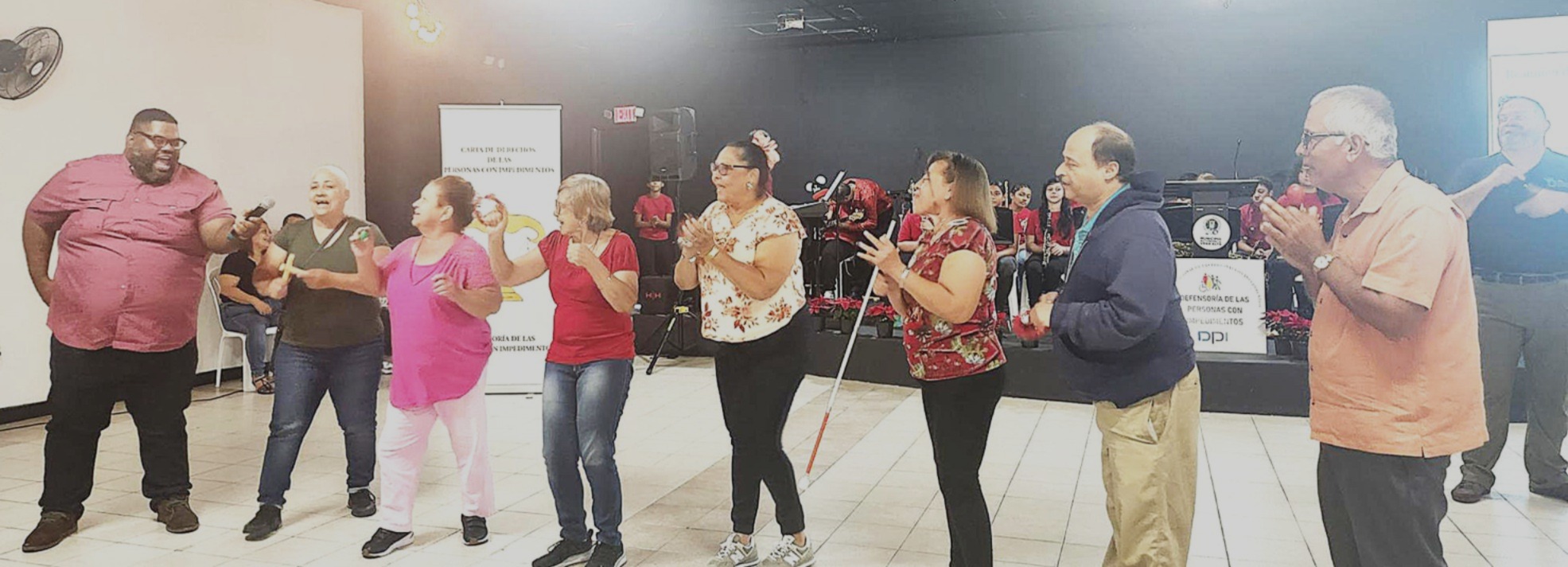 Participantes de dinámica de musicoterapia