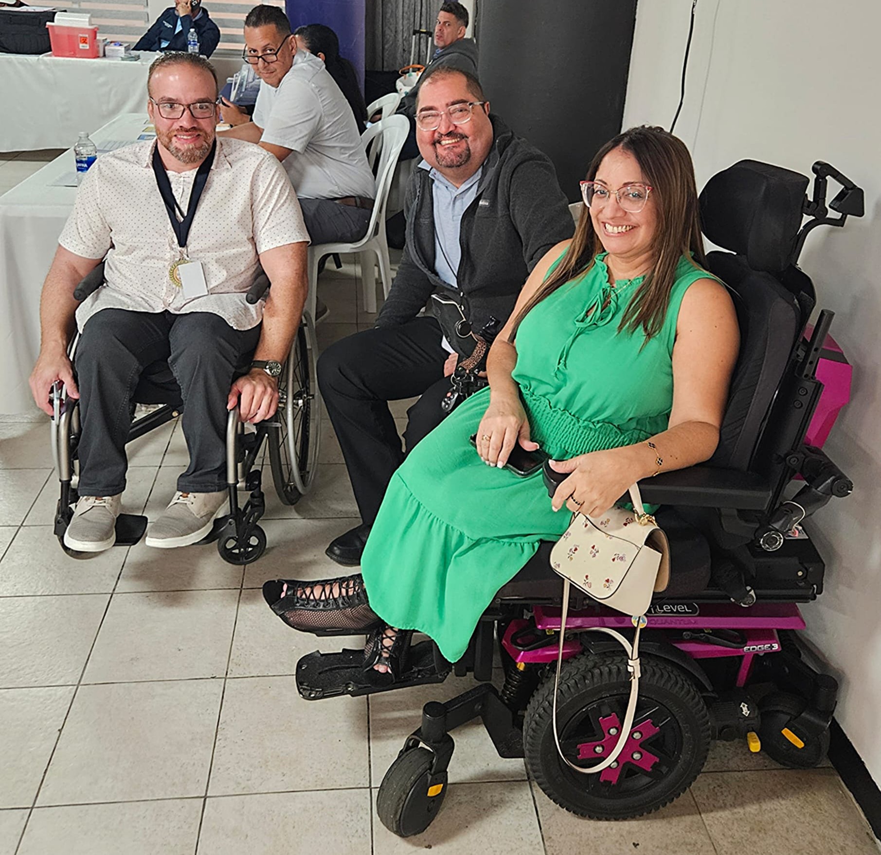 Funcionarios de la OPDPI Programa PAIR y su Directora Ejecutiva, Maribel Ortiz