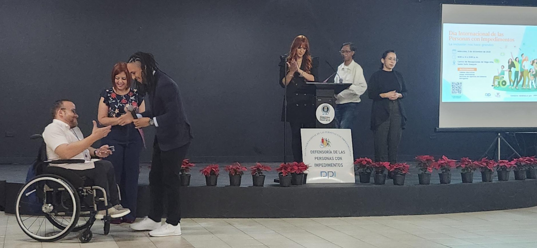 Acto de reconocimiento Wilfredo Molina, de la OPDPI