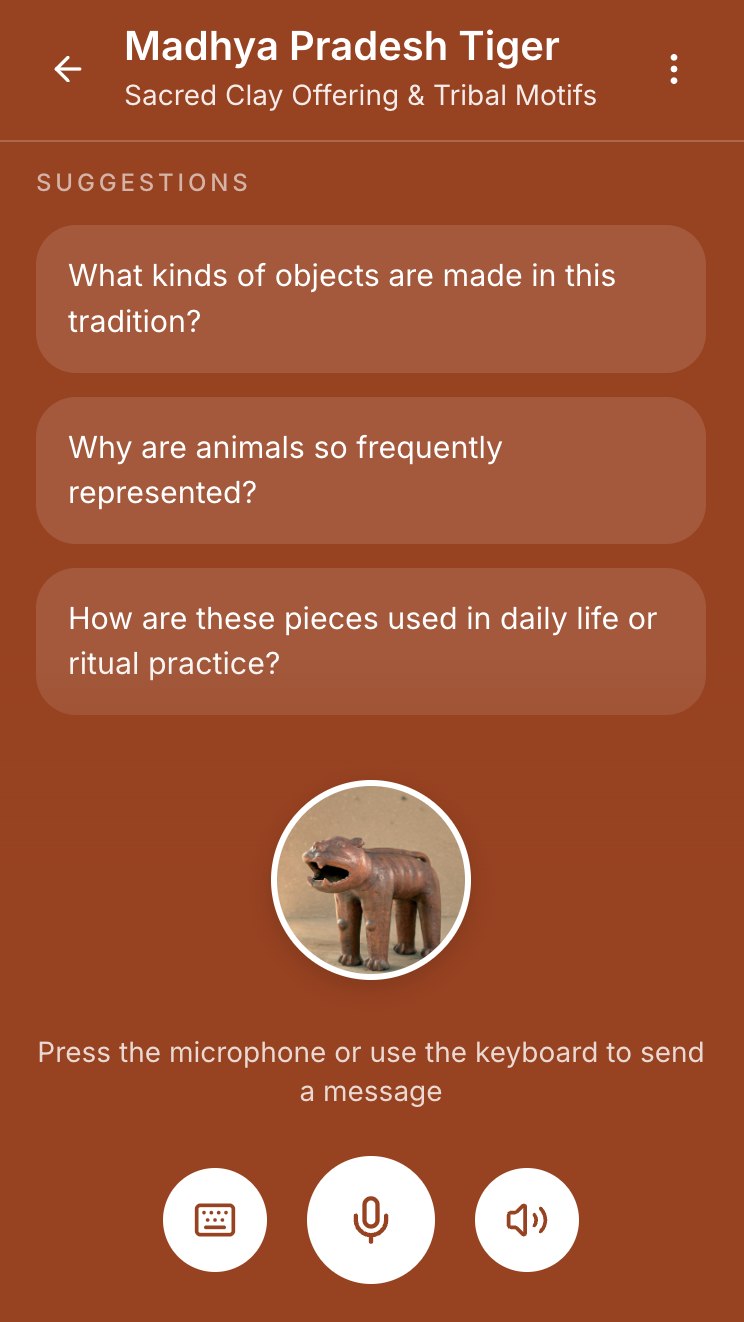 Kiran Nadar Museum of Art, terracotta interface