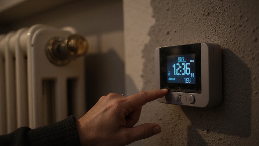 Malfunctioning thermostat causing heating problems inside a home