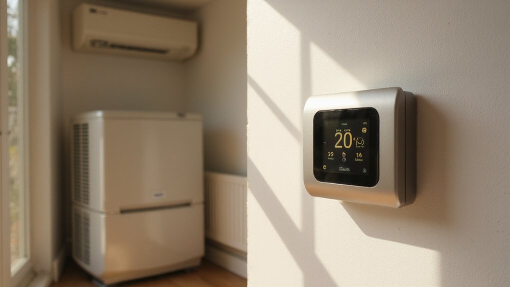 Home thermostat settings impacting HVAC energy efficiency