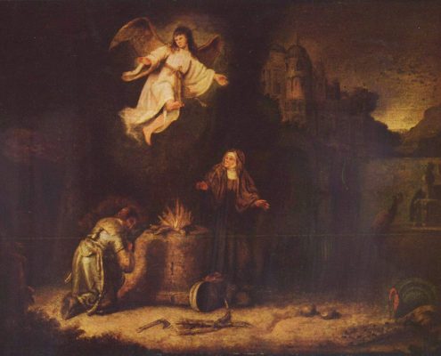 Govaert Flinck "Manoahs Opfer"