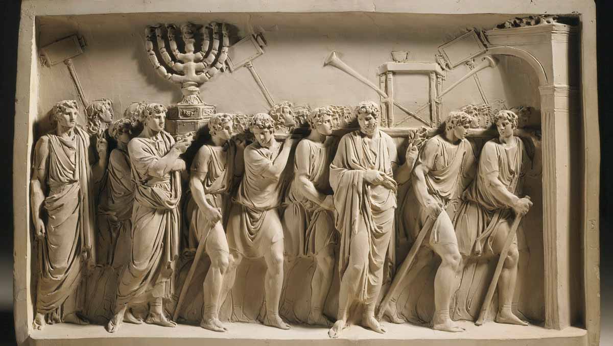 Spoils of the Temple: After a Relief from the Arch of Titus, Rome (1791). Artist — Jean-Guillaume Moitte. Source/Photographer — © Museum Associates/LACMA