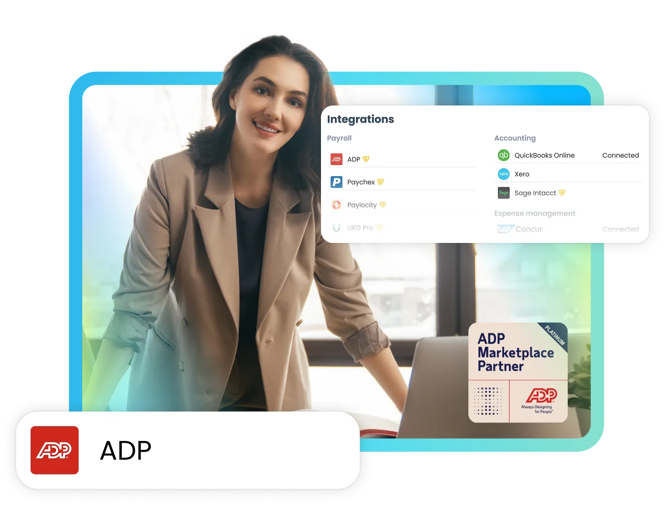 TripLog mileage tracker ADP integration hero banner image