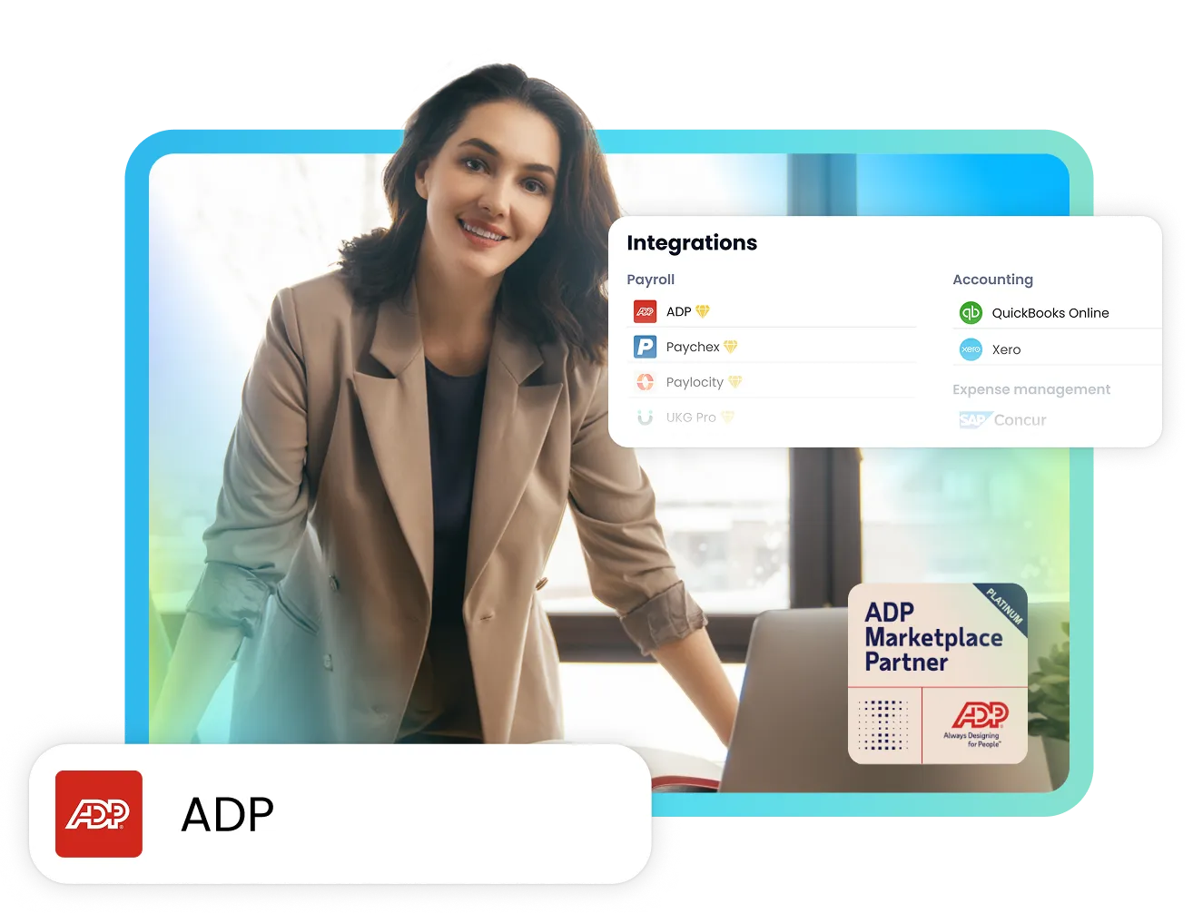 TripLog mileage tracker ADP integration hero banner image