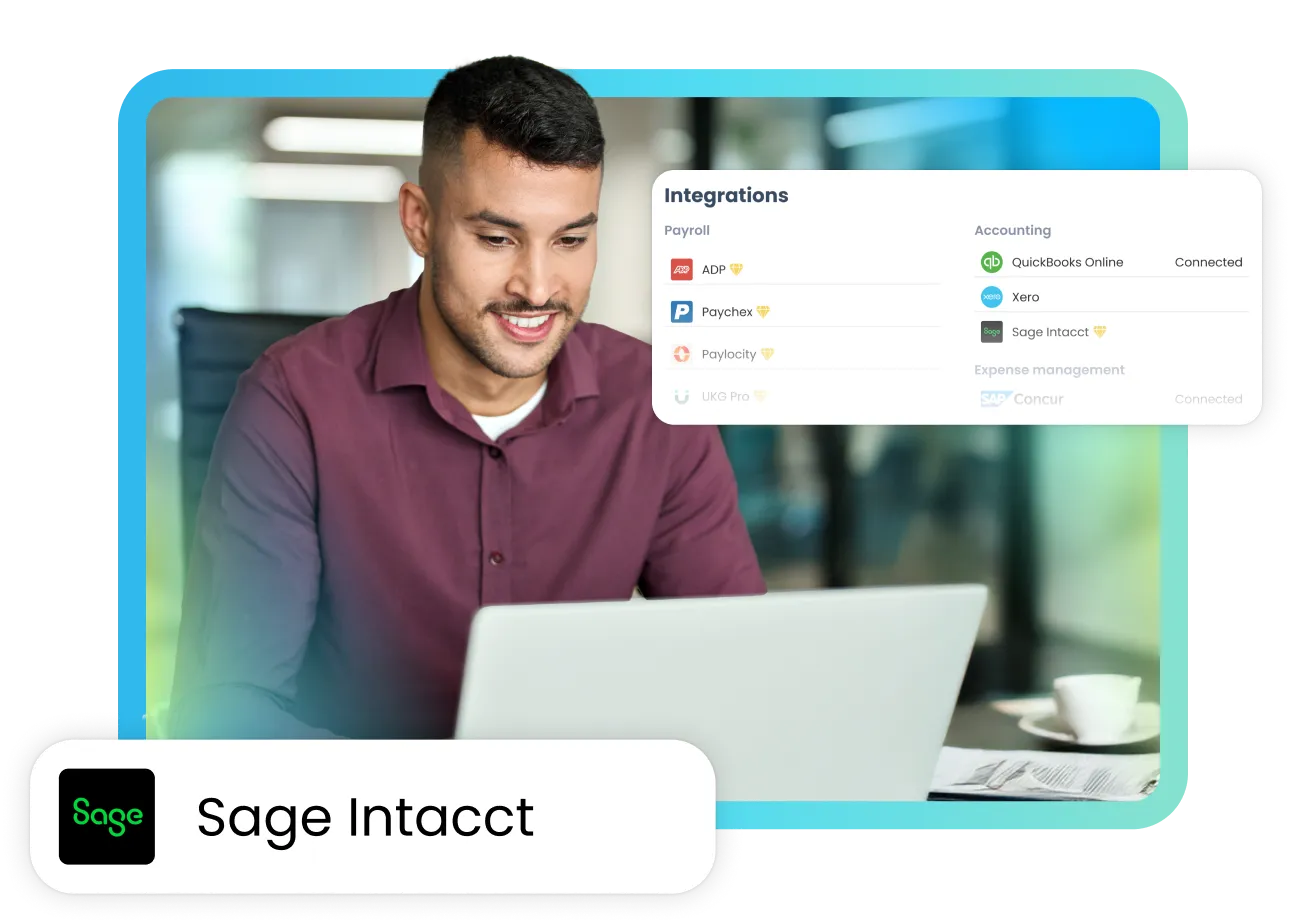 triplog and sage intacct integration hero banner image