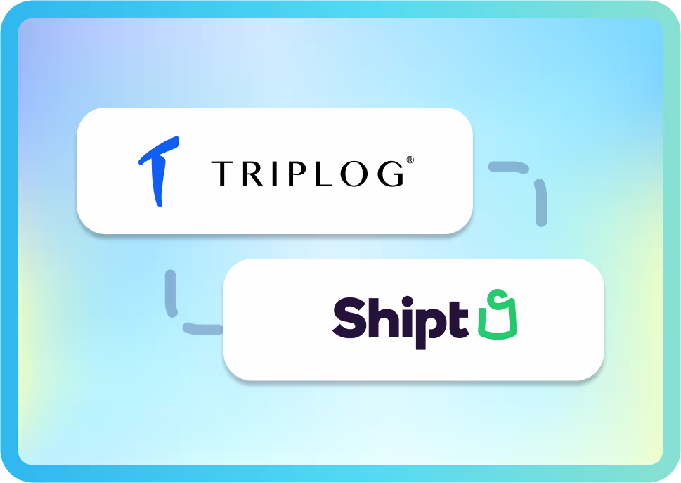 TripLog mileage tracker Shipt integration
