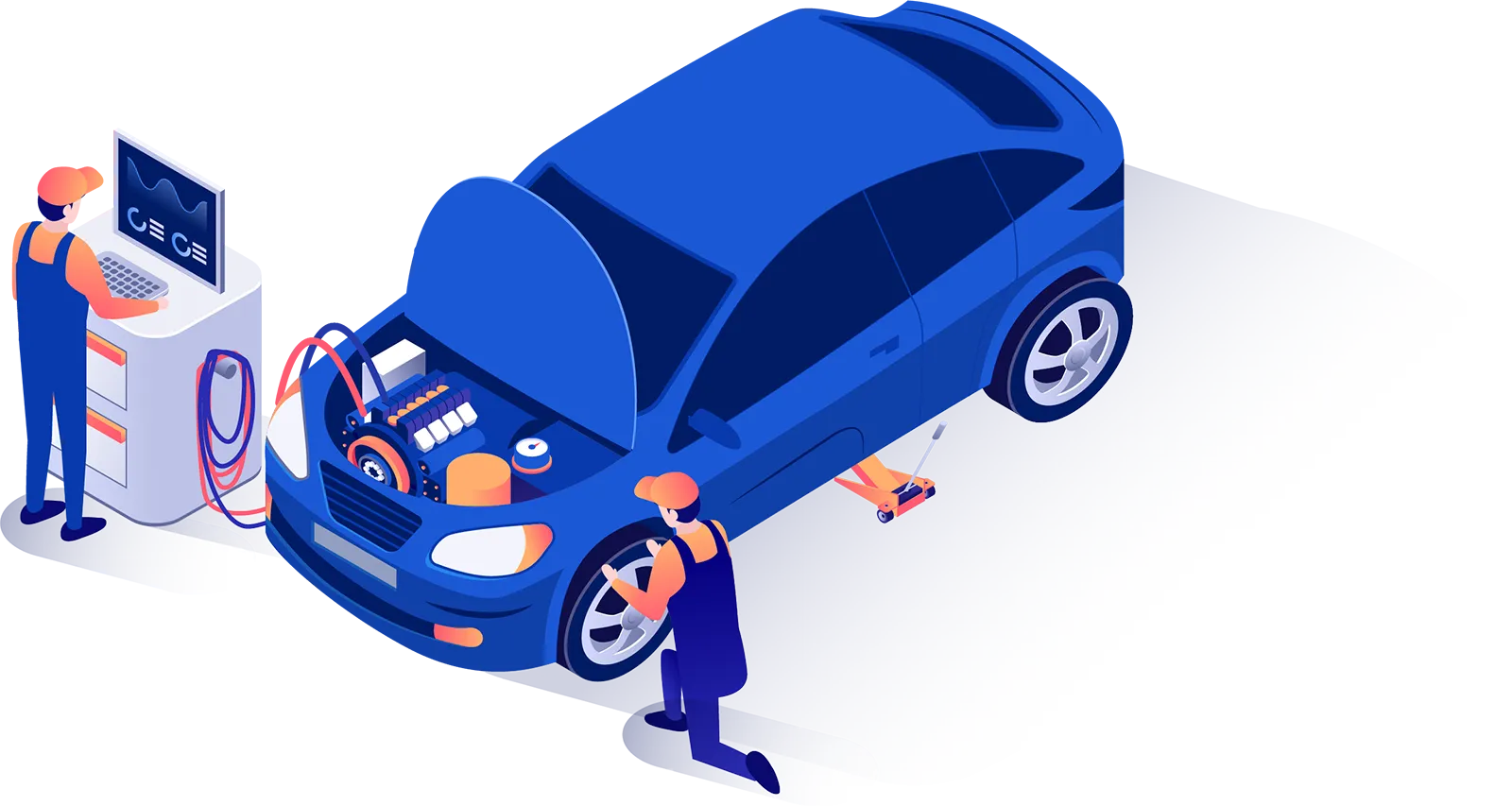 Site under maintenance illustration