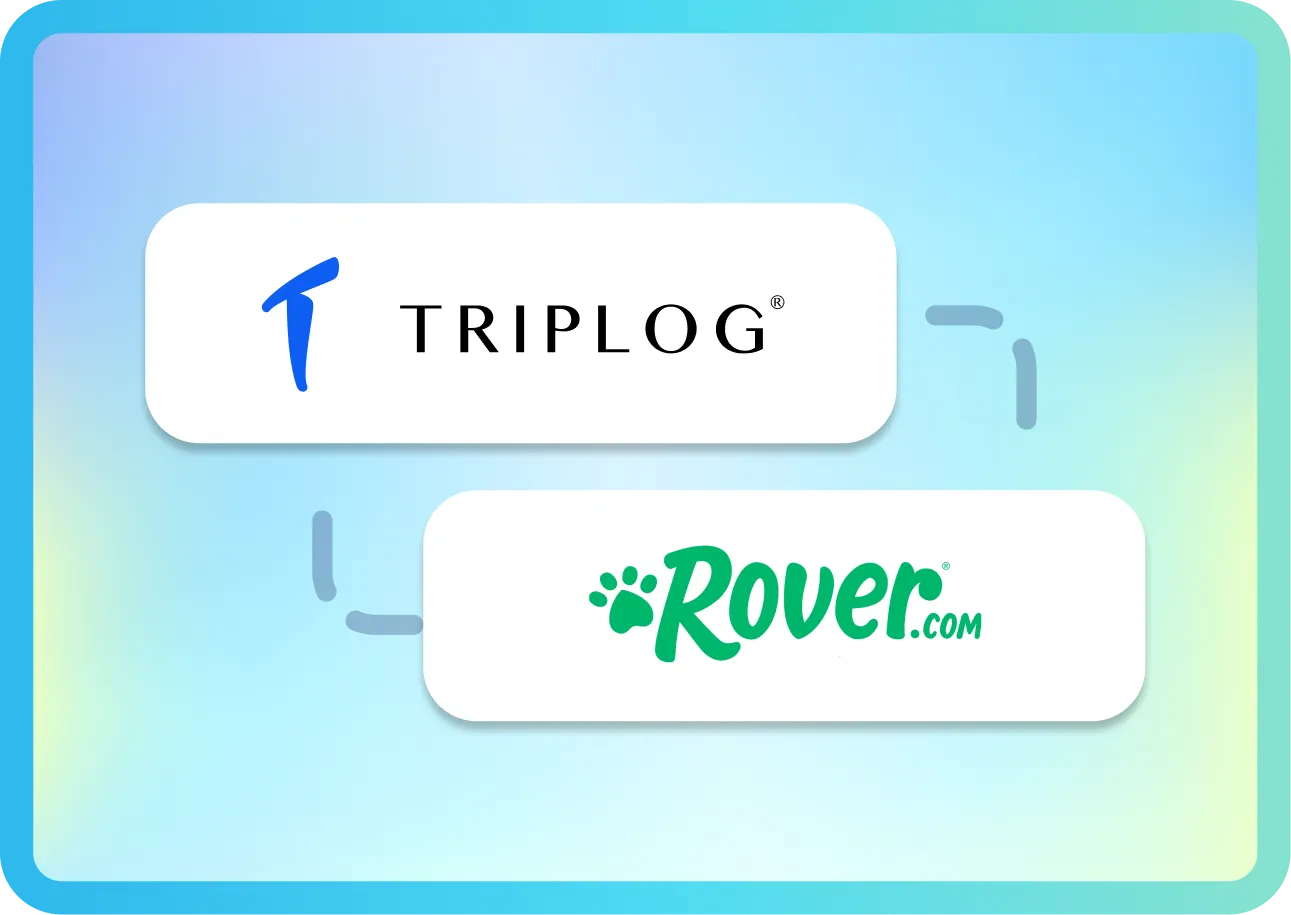 TripLog mileage tracker Rover integration