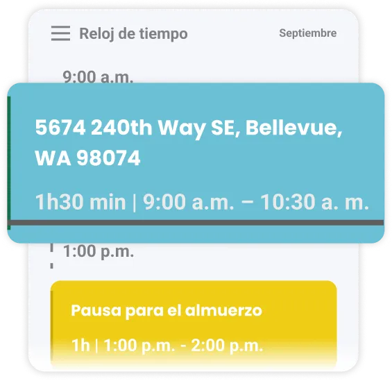 ventana emergente que muestra la función de programación de triplog