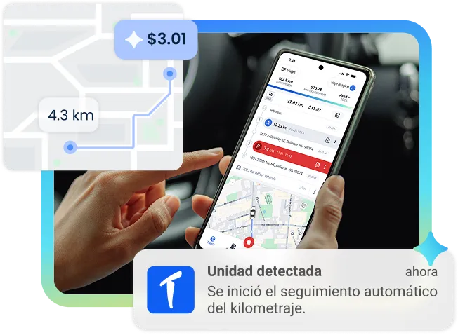 imagen del banner del héroe que muestra las capacidades de seguimiento del kilometraje de Triplog