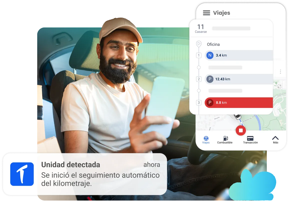 Aplicación de seguimiento de kilometraje TripLog para usuarios individuales, imagen de banner de héroe