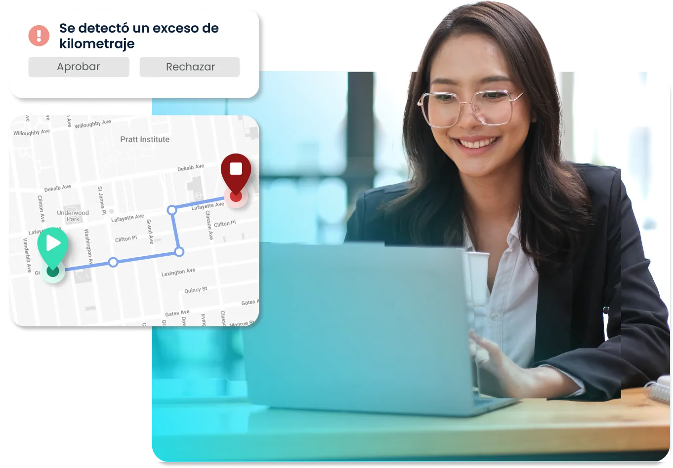Los administradores detectan el exceso de kilometraje registrado a través de TripLog