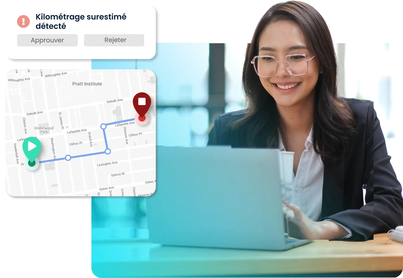 Les administrateurs détectent les kilomètres surdéclarés via TripLog