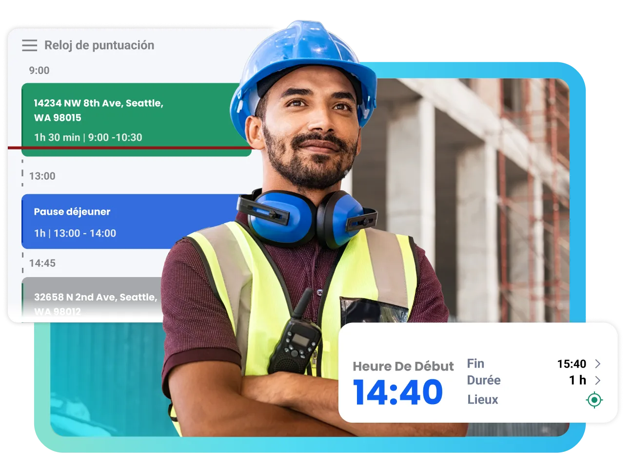 Imagen de banner de héroe de la solución de seguimiento del tiempo de TripLog