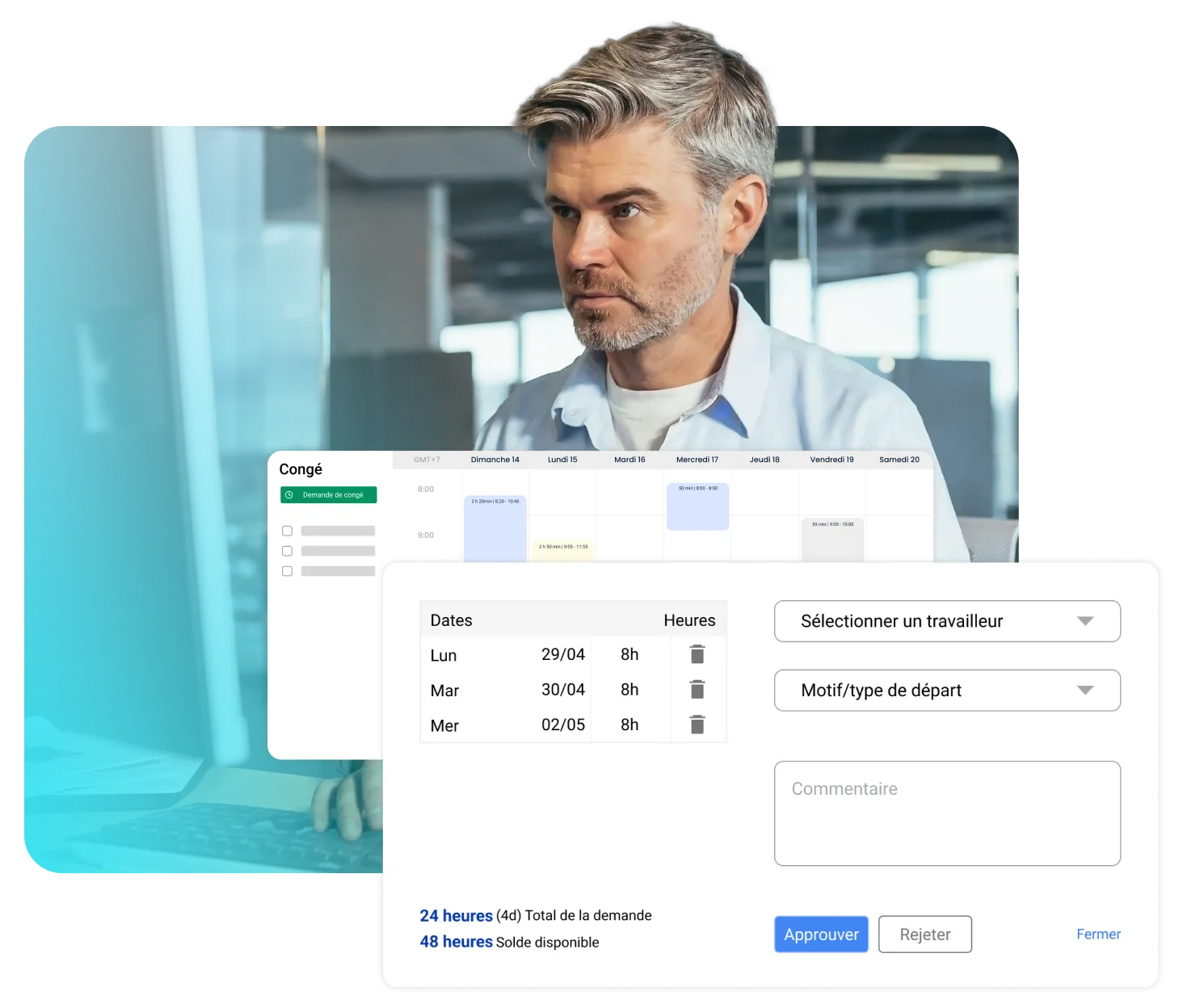 Gestion des PTO des employés dans TripLog
