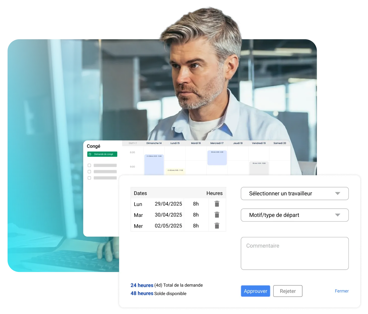 Gestion des PTO des employés dans TripLog
