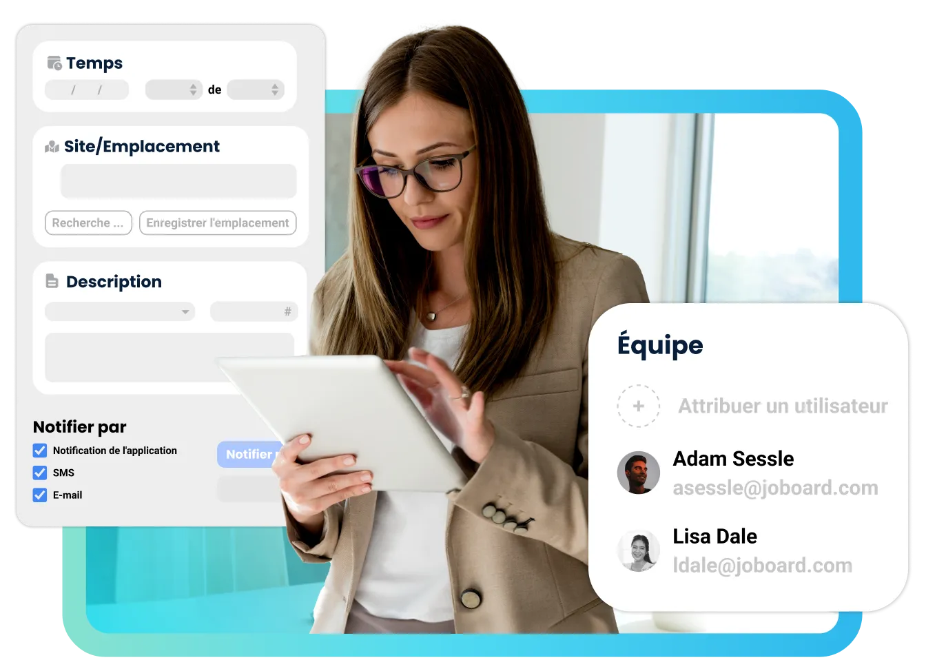 Manager gérant les tâches de son équipe à l'aide de TripLog