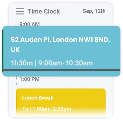 pop-up showing triplog's scheduling feature