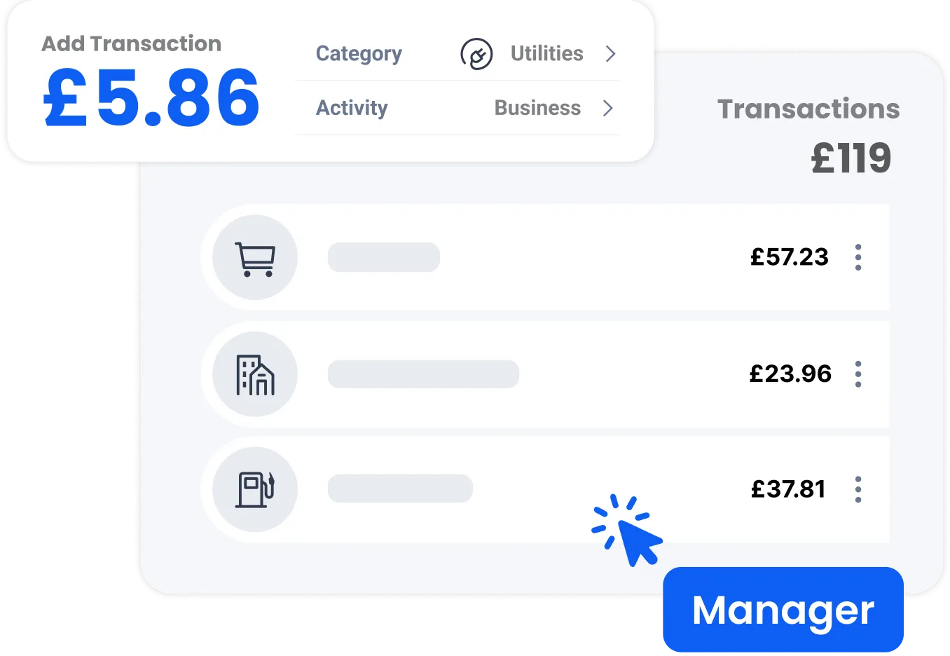 Expense tracking features