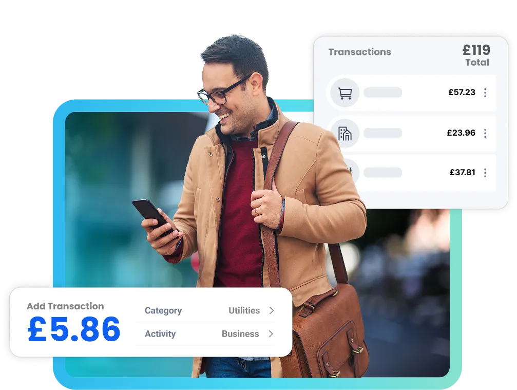 TripLog's expense tracker hero banner image
