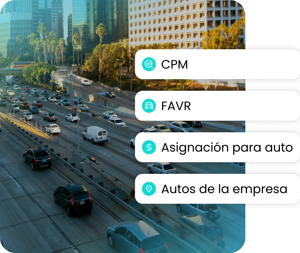 programas de reembolso de vehículos para empleados que Triplog apoya: cpm, favr, asignación de automóvil, vehículos de la empresa