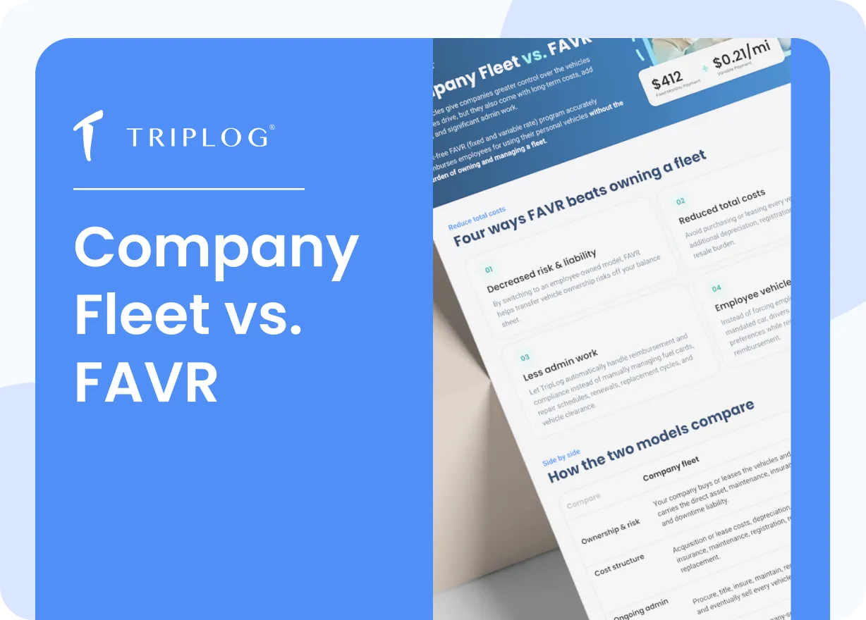 company fleet vs. favr comparison guide from triplog