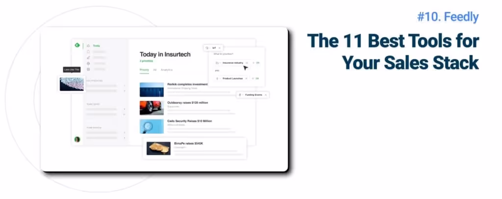 11 best tools for your sales stack feedly