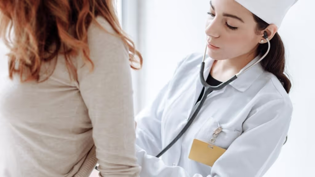Professionals in home healthcare are monitoring the well-being of their patients