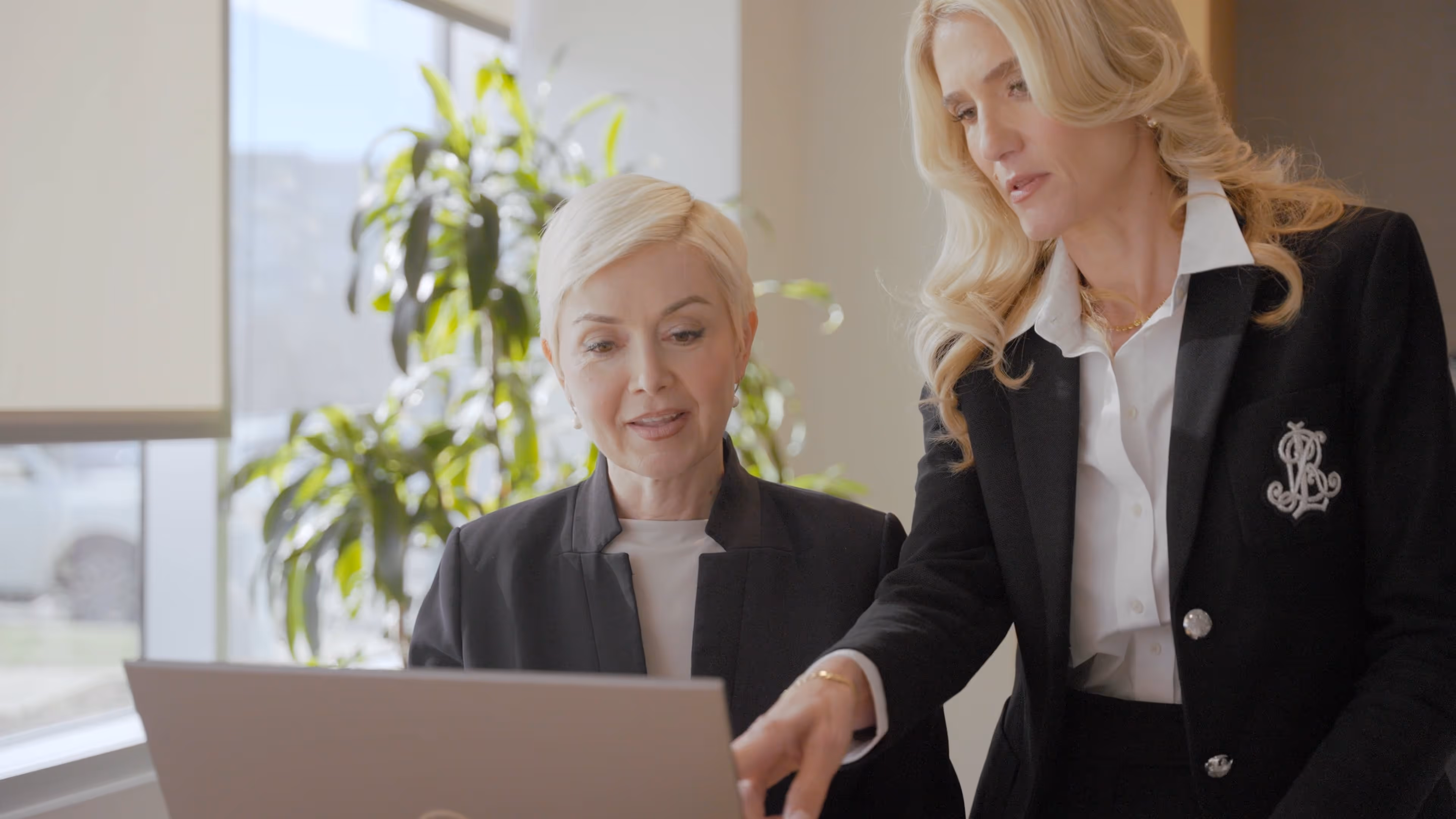 Drone view of Odessa building 