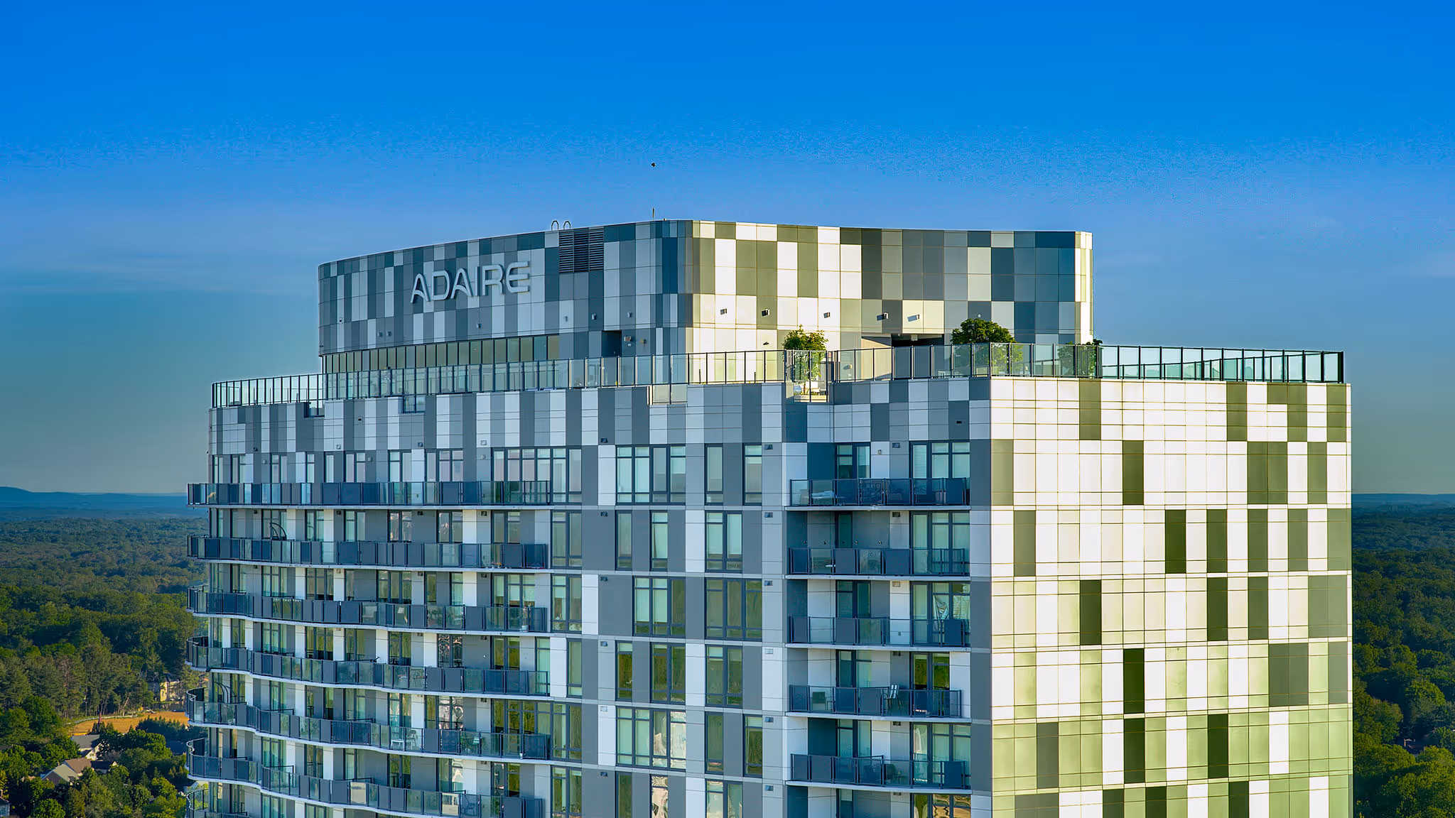 The sophia building at sunset