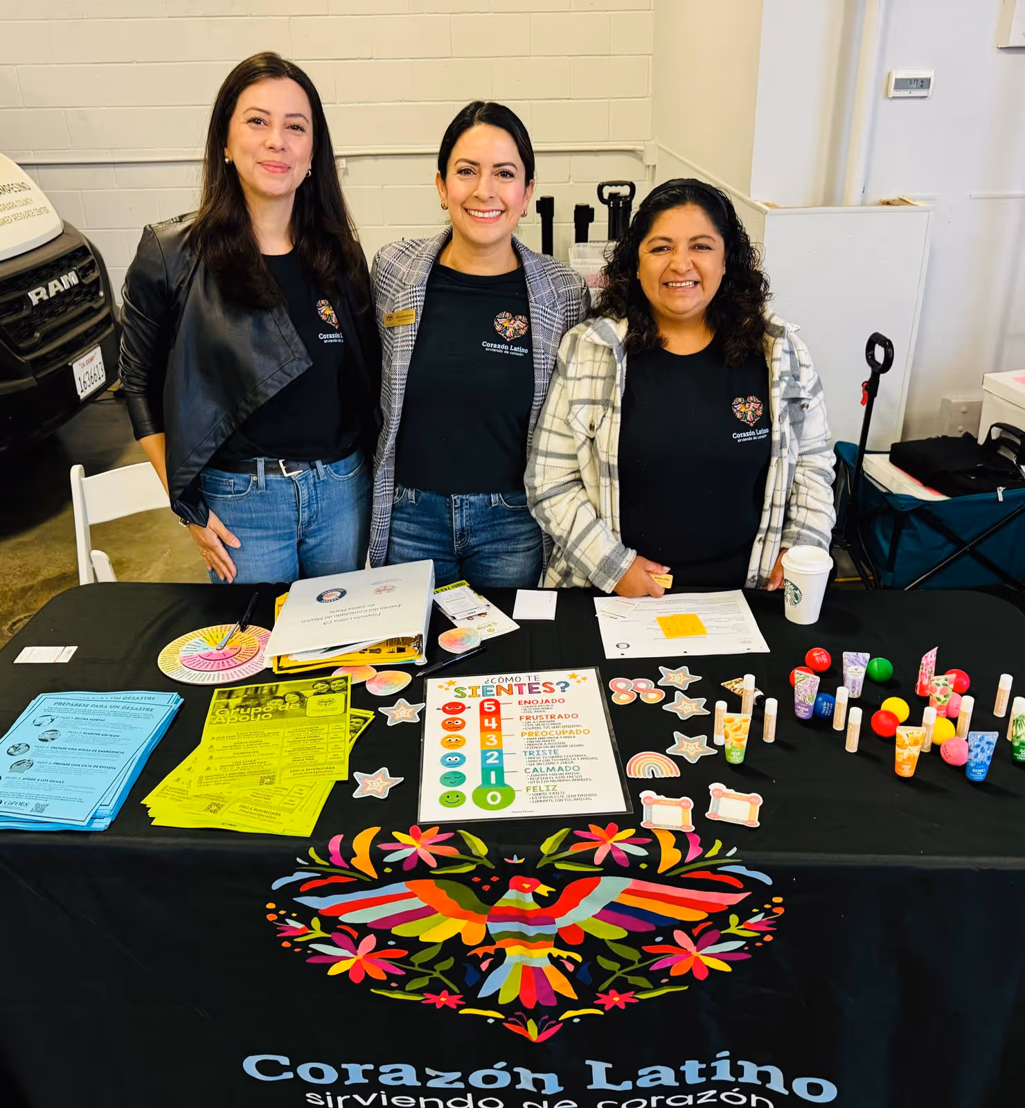 Corazon latino in a fundraising event