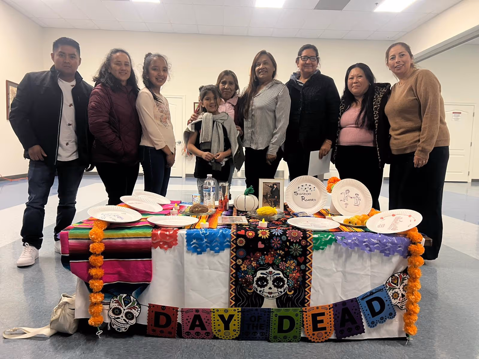 Guadalupe support group talking and supporting each other.