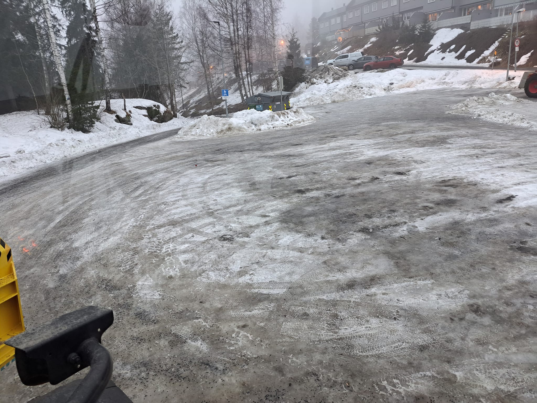 snørydding parkeringsplasser borettslag
