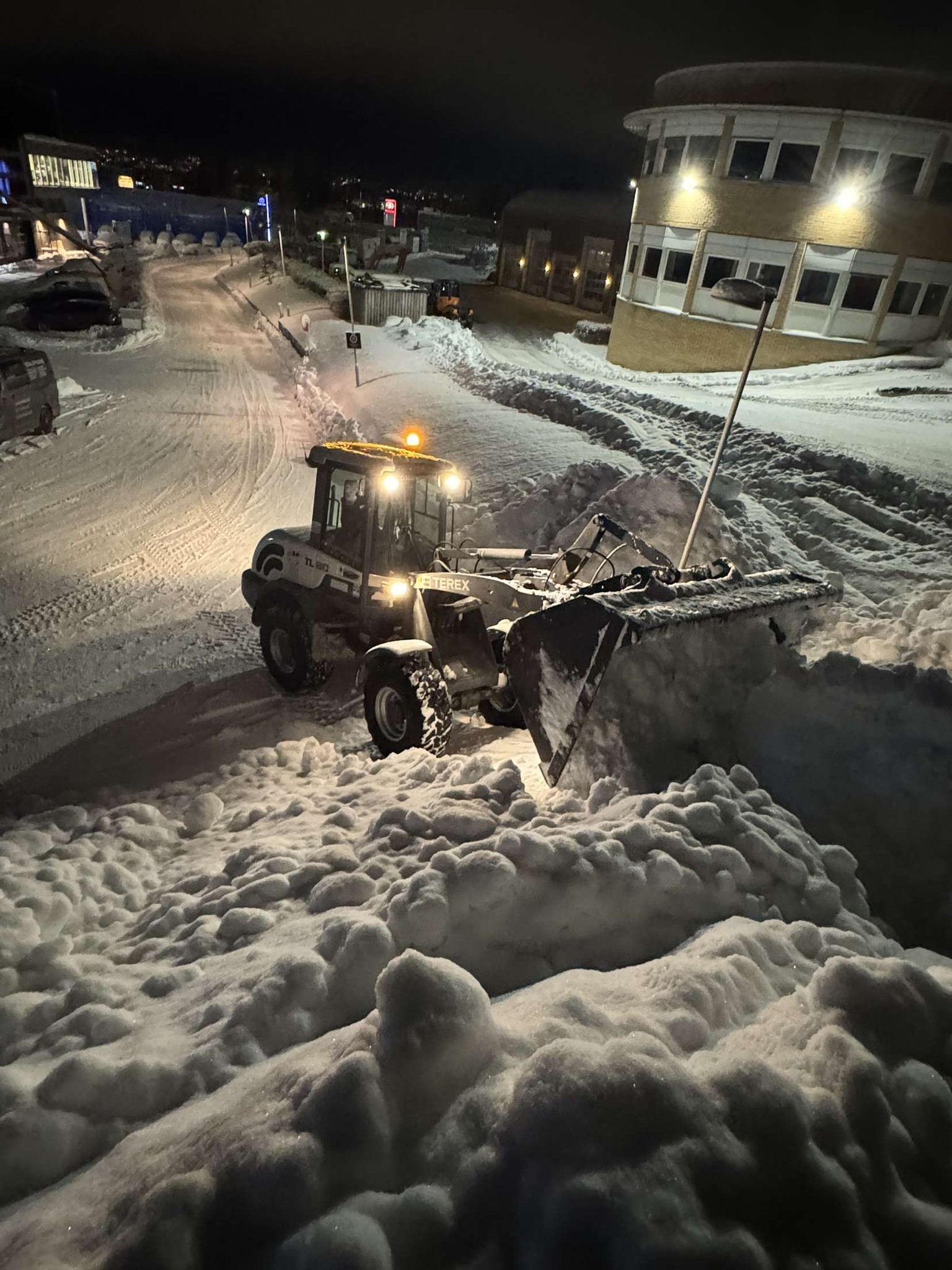 Snøbrøyting i Skedsmo