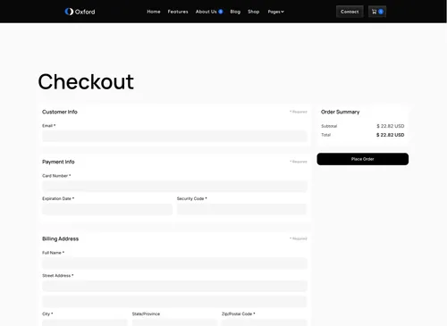 Saas Webflow Template - Oxford - Designed by Azwedo.com and Wedoflow.com