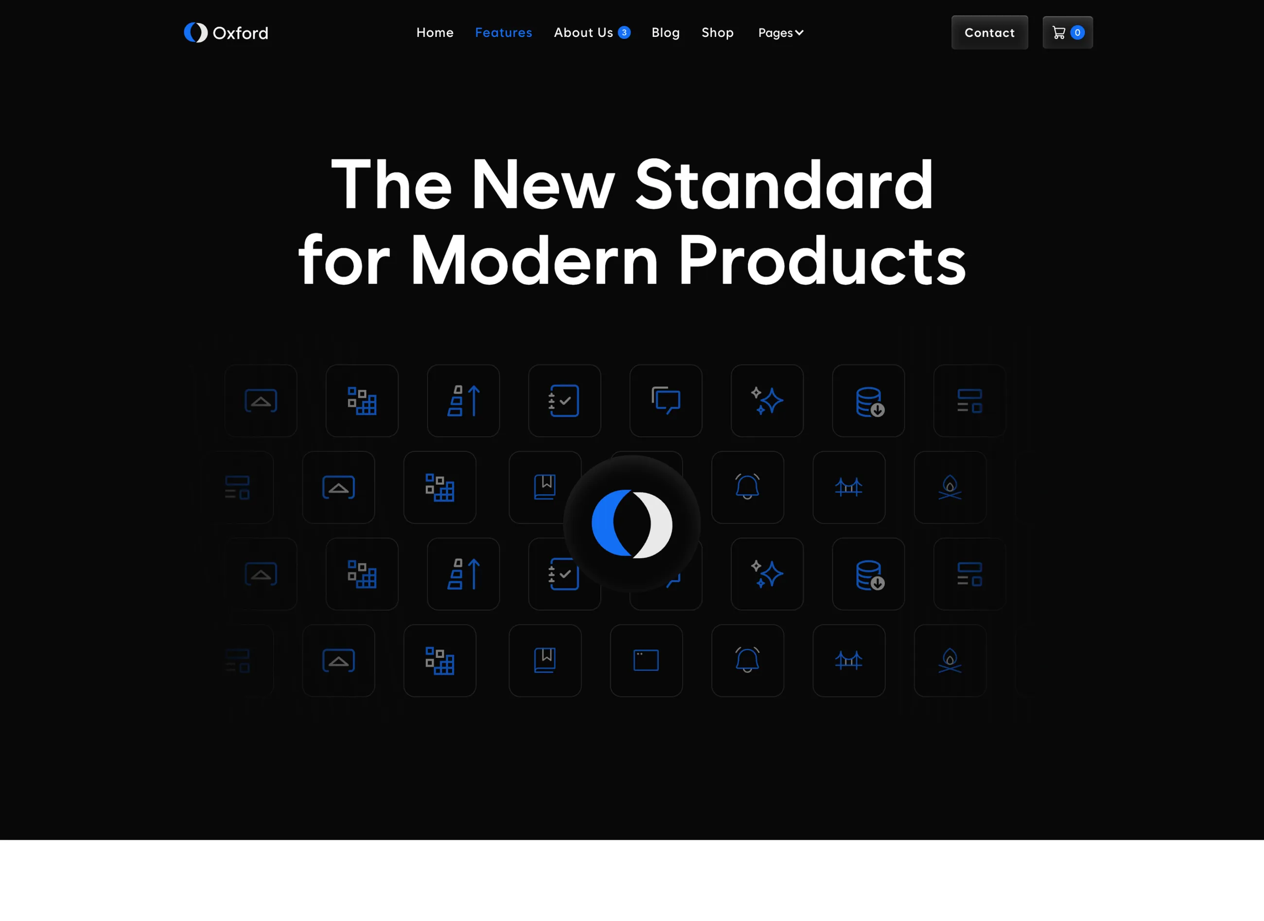 Saas Webflow Template - Oxford - Designed by Azwedo.com and Wedoflow.com